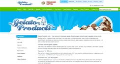 Desktop Screenshot of gelatoproducts.com